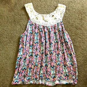 Red camel size medium sleeveless shirt